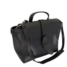 Senreve Midi Maestra Bag Dolce Charcoal Gold | Luxury Designer Handbag 3