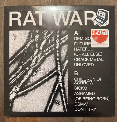 HEALTH Rat Wars Vinyl LP Translucent Ruby Red INDUSTRIAL ELECTRONIC NOISE new