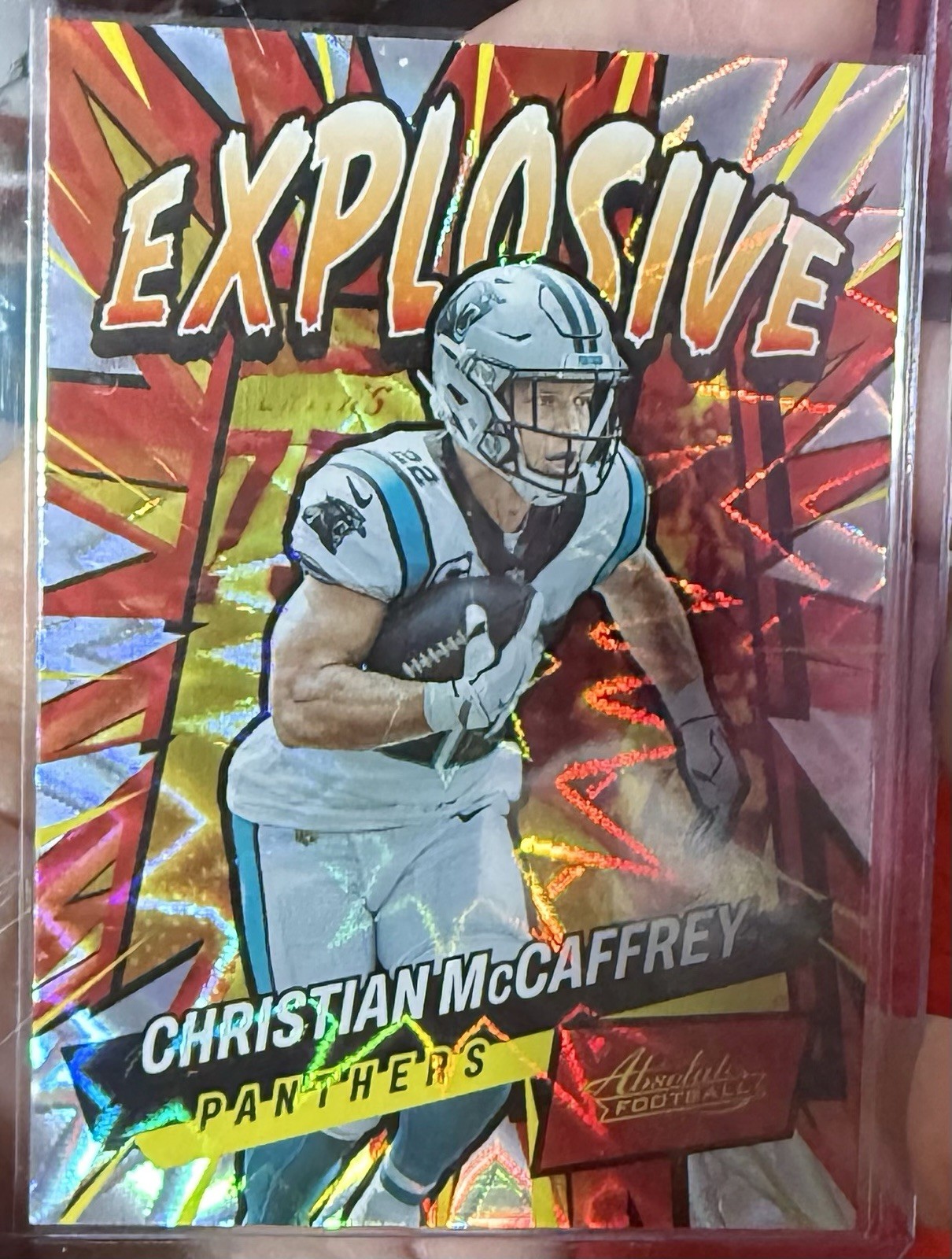2022 Panini Absolute - Explosive Christian McCaffrey #E18