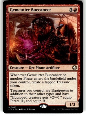 Gemcutter Buccaneer Commander: the Lost Caverns of Ixalan Regular MTG