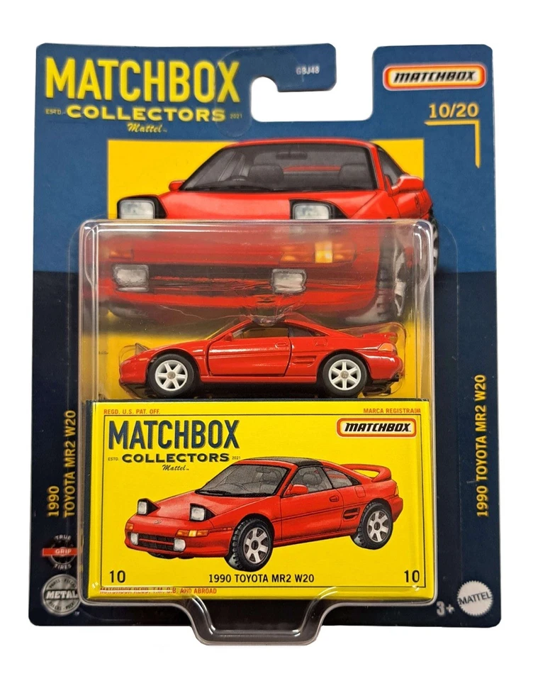 MATCHBOX COLLECTORS 1990 TOYOTA MR2 W20 10/20 HFL87