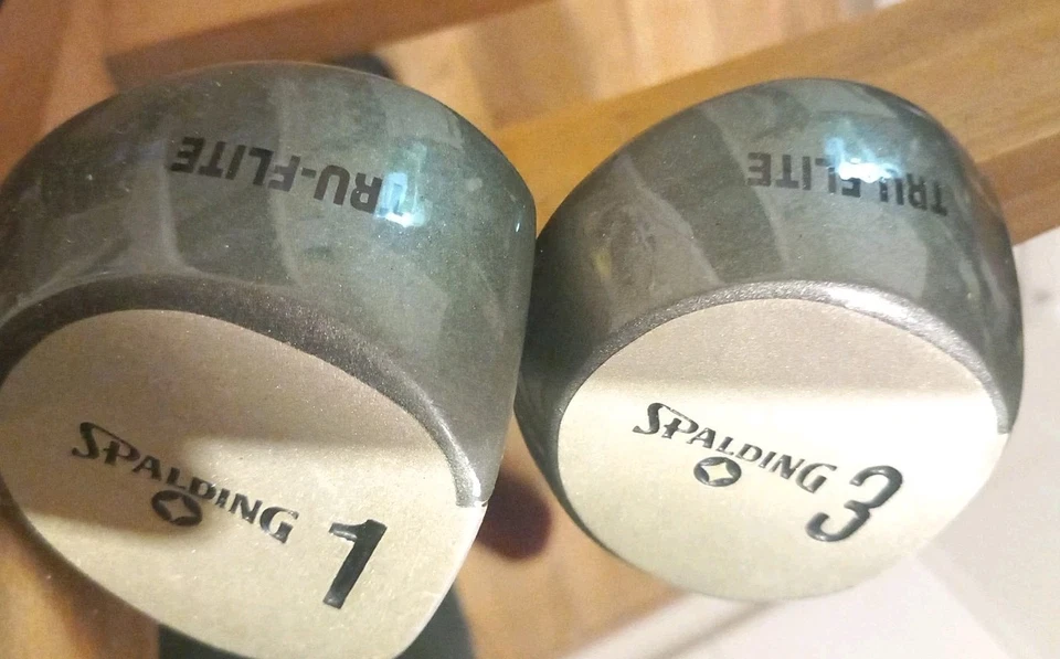 Spalding Driver 1 And 3 Wood Set Tru Flite Golf Clubs Right Handed New - Image 2 of 4