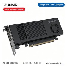 GUNNIR Arc Pro B50 Low Profile Single Slot 16GB GDDR6 PCIe 4.0 GPU Compact SFF