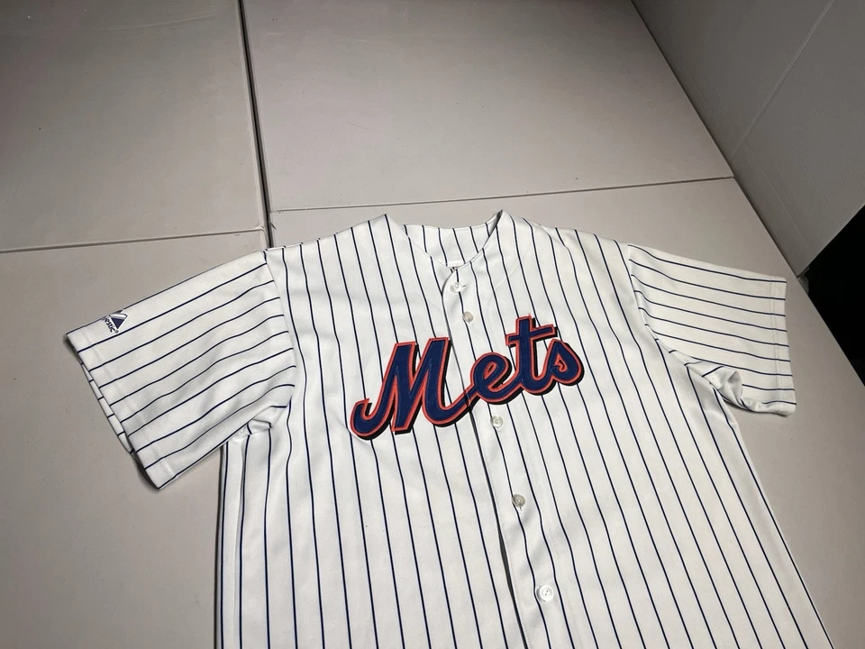 New York Mets Jersey Men’s XL Wright 5 Majestic Shirt Logo MLB Baseball VTG - Image 2 of 4