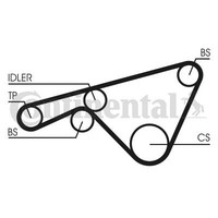1 X Zahnriemen Contitech CT925 FüR Porsche 944 924 968