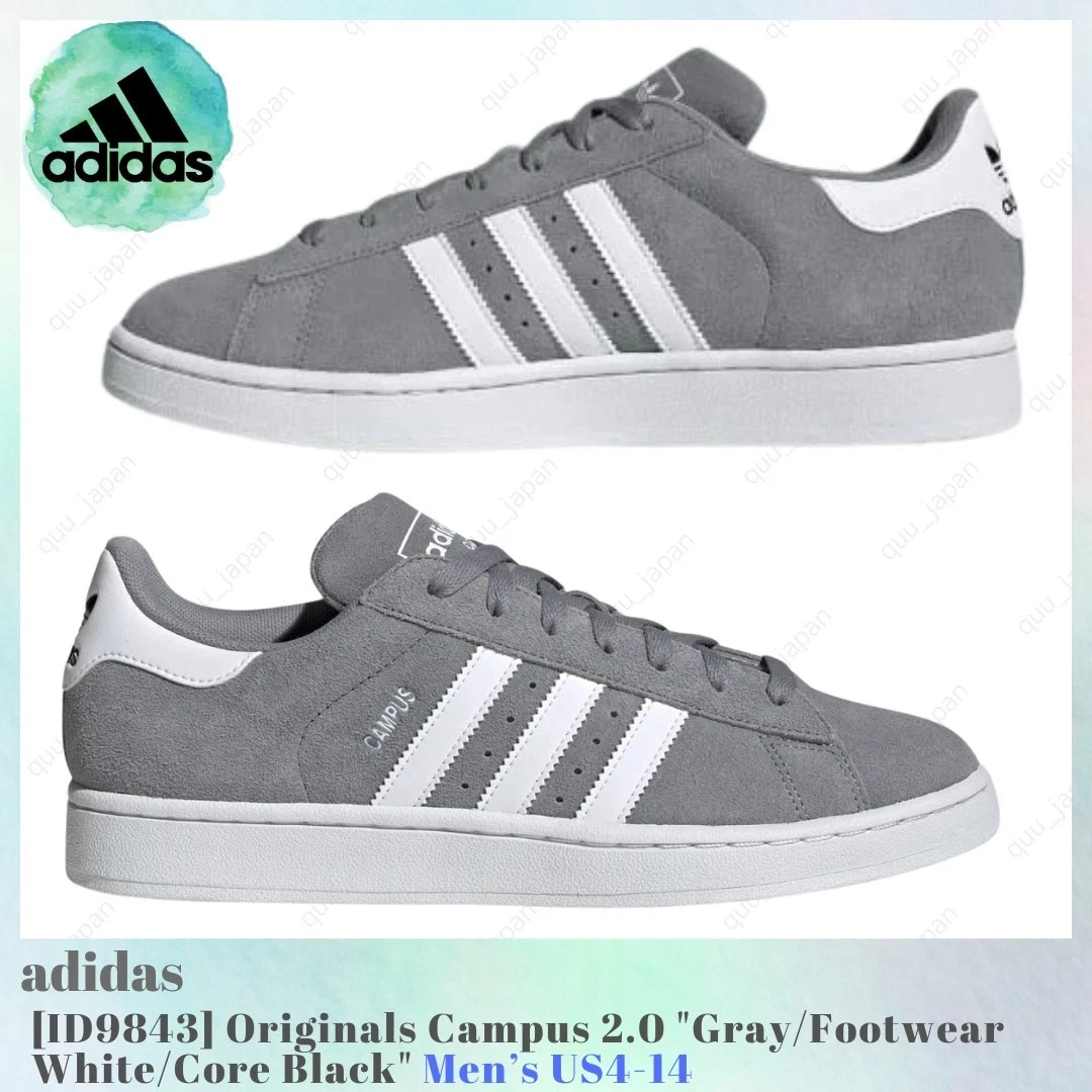 Adidas Campus 2.0 Grey White for sale | eBay