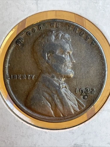 1932 D Lincoln Cent Wheat Penny- Denver, Fine/VF Details Lot H45B