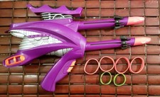 1999 Vintage Koosh Purple Vortex Power Strike Ring Blaster 6 Rings