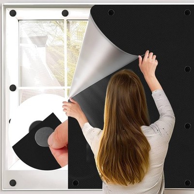 Magnetische Verdunkelung ohne Bohren | 300x145cm | Sonnenschutz für Dachfenst...