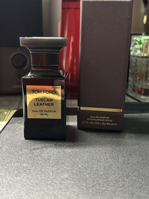 Tom Ford Tuscan Leather Eau de Parfum 1.7 oz / 50 ml The box sticker is missing