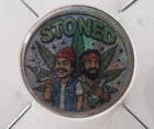 Cheech And Chong Stoned Cannabis  Kennedy Half Dollar 420