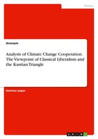 Analysis Of Climate Change Cooperation. The Viewpoint Of Classical Liberalism...