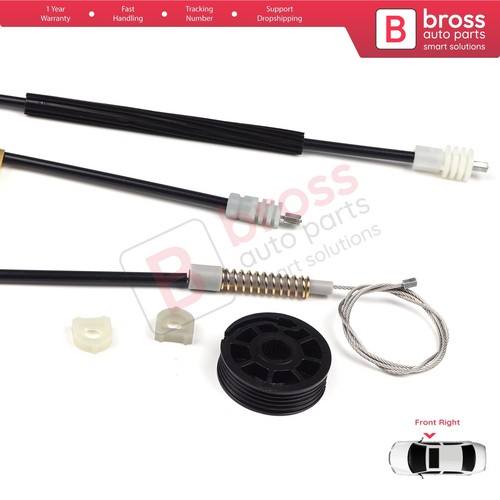 Window Regulator Repair Kit Right for Volvo C70 873 1998-2005 Cabrio Convertible - Picture 8 of 8
