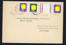 Dt. Reich Brief MiFr Zusammendruck MiNr KZ39 Winterberg n. Neunkirchen
