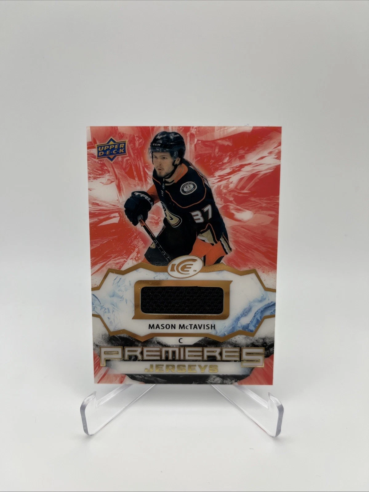 2021-22 Upper Deck Ice Rookie Premieres Jerseys Mason Mctavish! SP