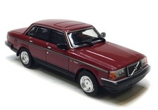 MINICHAMPS - 1986 car dark red metallic color - Volvo 240 GL - 1...