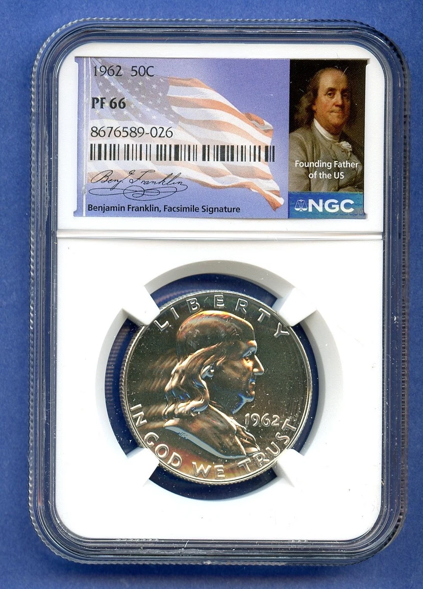 NGC Grade PR 66 1962 Franklin Half Dollars (1948-1963) for sale | eBay