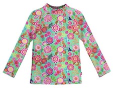 Long Sleeve Rash Guard for Girls UPF 50 , Girls Swim Shirt Made in the USA B...