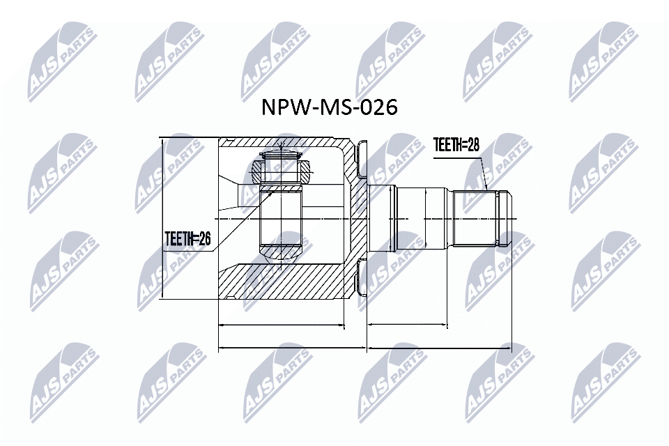 Fits NTY NPW-MS-026 Inner joint ⭐UK Stock⭐ - Image 14