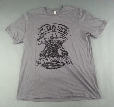 Bella+Canvas Killer Joe Baby's Coffee Bar Key West T-Shirt Men's XL Grey Graphic