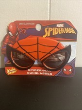 Nwt Boys Marvel Spider-Man Sun-Stache Sunglasses Costume Character Cosplay