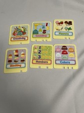 Leapfrog Scoop And Learn Ice Cream Cart Replacement Parts 2 Sided Cards Lot of 6