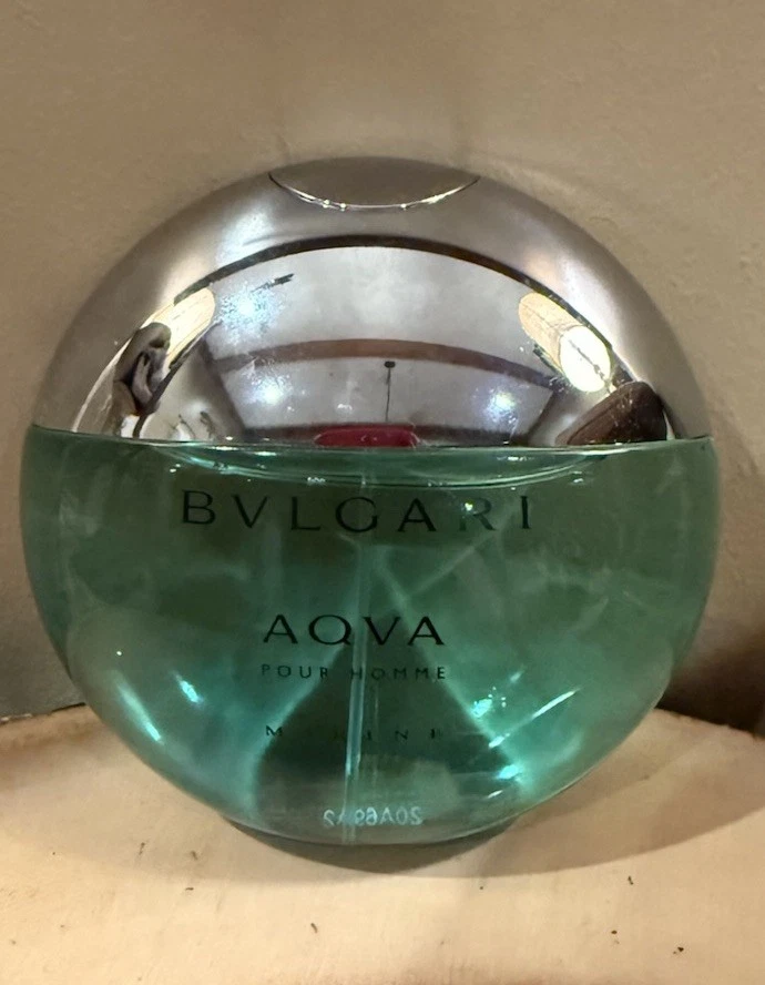 Bvlgari Aqva Pour Homme Marine 3.4oz EDT VINTAGE nuevo sin caja Foto 2 de 4