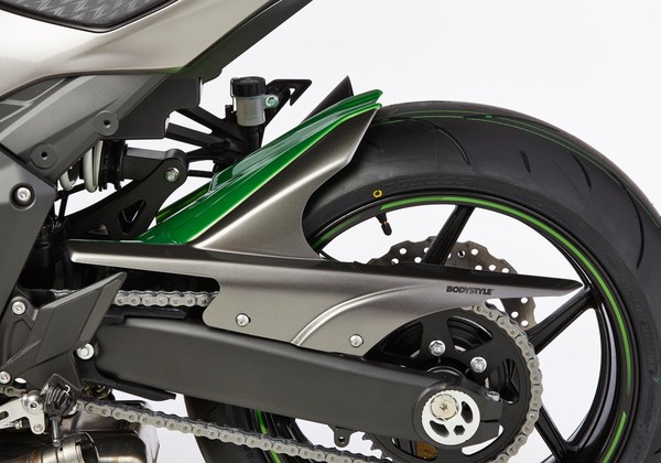 Bodystyle Sportsline Hinterradabdeckung Abs Kunststoff Unlackiert FüR Kawasaki Z-image