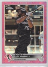2022 Topps Chrome Logofractor Edition Pink Refractor 124/199 Jose Abreu #21 11qz