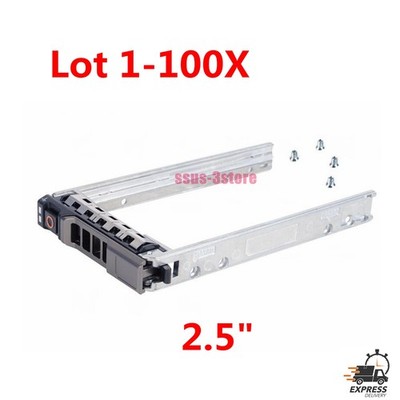 Lot 2.5'' SAS SATA HDD Metal Caddy G176J For Dell R710 R720 R720xd R730 R730xd