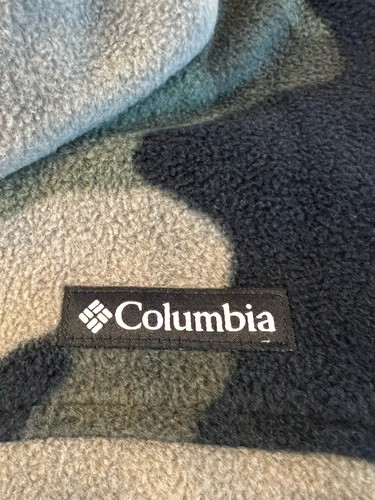Columbia Boy’s Fleece Jacket Zing III Green Camo Zip Front Size M (10/12) NWT - Picture 2 of 6