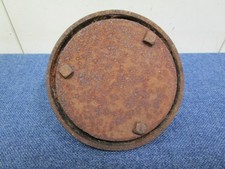 ORIGINAL  MUFFLER 1" NPT  HIT MISS GAS ENGINE NICE ECONOMY 6" DIAMETER