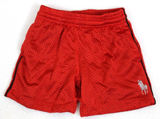 Polo Ralph Lauren Toddler Mesh Athletic Shorts Red with Black Stripe Size 2/2T