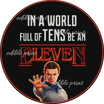  Stranger Things Inspired Cake Topper