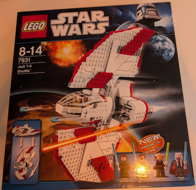 Lego Star Wars 7931, Jedi T-6 Shuttle, vollständig, OVP, Minifiguren, BA