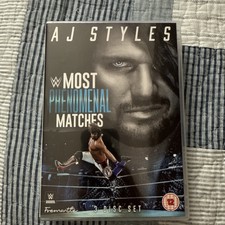 Wwe DVD Limited Edition Aj Styles Most Phenom...