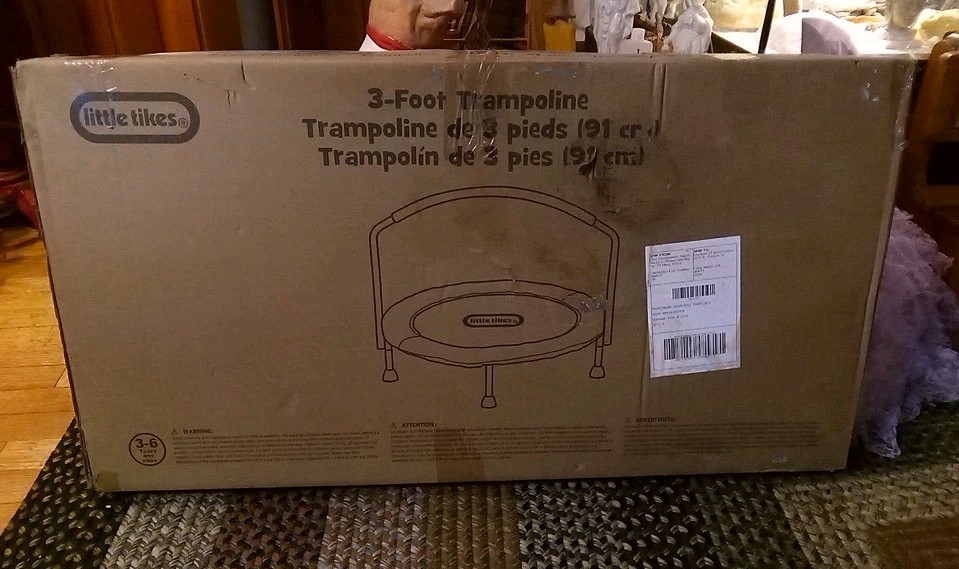 Little Tikes 3-Feet Trampoline for Kids High Quality, Damage