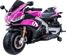 24V Kids Motorcycle,Aprilia Licensed Electric Motorcycle for Kids w/Long Battery