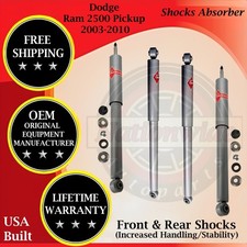 Kyb Oem Front Rear Shocks For 2003-2010 Dodge Ram 2500 Pickup 9 Yr Warranty Kyb Oem Front Rear Shocks For 2003-2010 Dodge Ram 2500 Pickup 9 Yr Warranty
