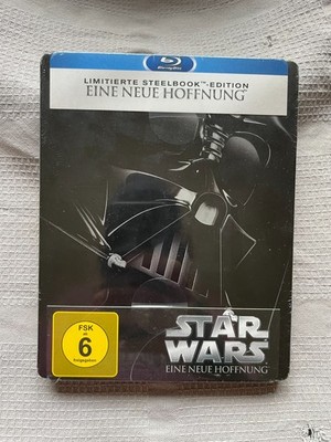 STAR WARS Eine neue Hoffnung Steelbook jedi IV V VI DVD Blu Ray