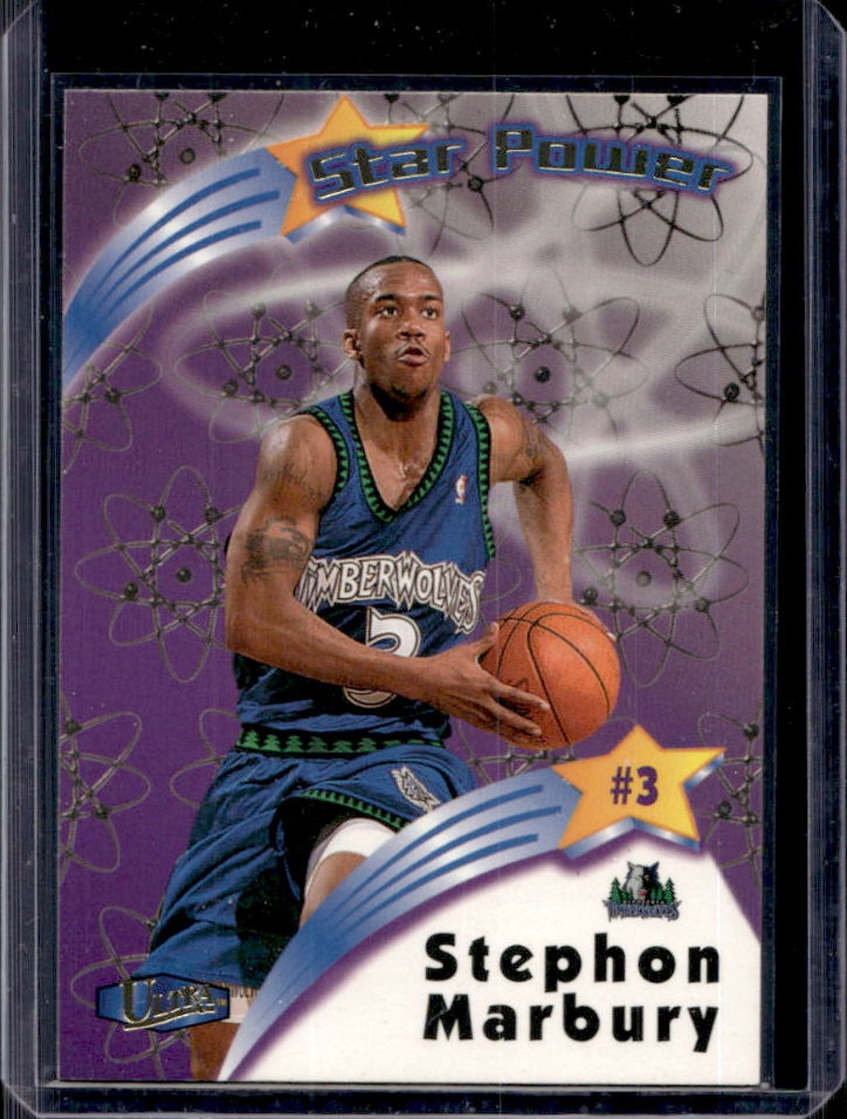 1997-98 Fleer Ultra Stephon Marbury Star Power #5 SP Timberwolves