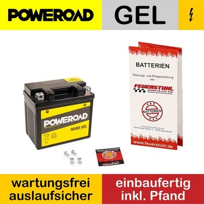 Yamaha XVS 250 Drag Star, 2001-2004 (VG03) Gel Batterie (inkl. 7,50  Pfand)