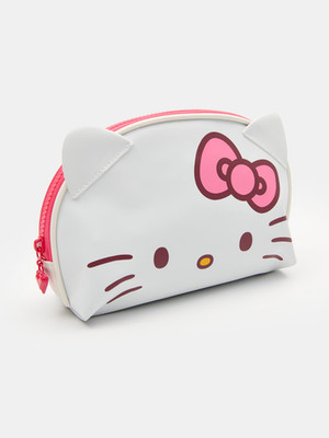 Hello Kitty Mädchen Kosmetiktasche Kulturbeutel 21 cm x 15 cm x 7,5cm