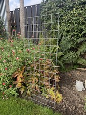 Metal Garden Trellis Mesh Panels 115cm x 45cm 3" x 3" Holes(Heavy Duty 4mm wire)