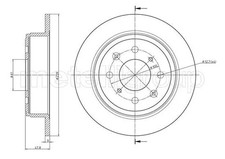 Disque de frein Honda CRX