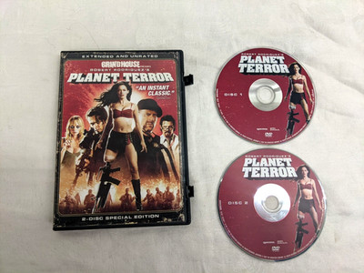 Planet Terror Extended and Unrated DVD Two Disc Special Edition   TF