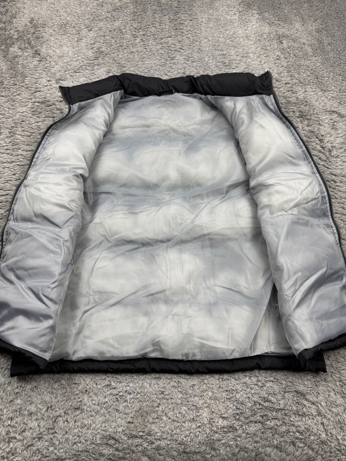 FTP Jacket Men Large Black Bubble Sleeveless Feel… - image 7