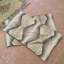 Eastern Accents Zac King Size Pillow Shams Set Of 2 Geometric 37x21