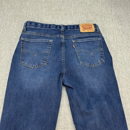 Levis 502 Jeans Boys 18 Regular 29x30 Blue Slim Straight Stretch Medium Wash - Picture 5 of 10