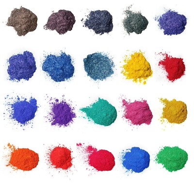 Glimmer Kosmetik Pulver Kerze schmilzt Badebomben Seife Farbe Nagellack Fugenmörtel 50 Gramm